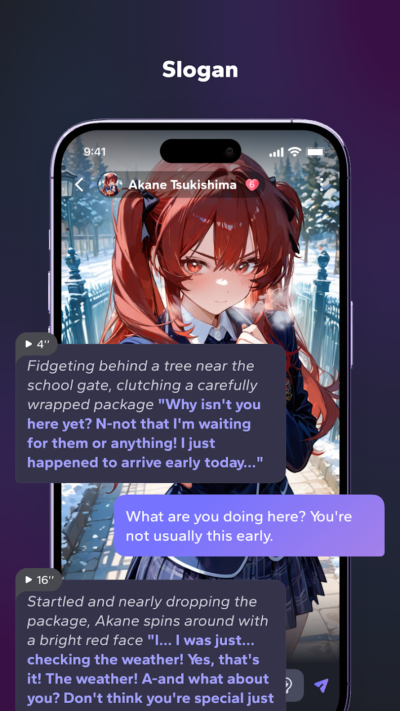 Feelin AI 角色广场界面截图